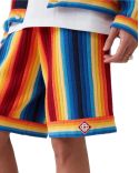 SHORT GRADIENT STRIPE TOWELLING MULTICOLOUR