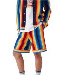 SHORT GRADIENT STRIPE TOWELLING MULTICOLOUR