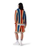 SHORT GRADIENT STRIPE TOWELLING MULTICOLOUR