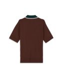 POLO OVERSIZE CABLE KNIT BROWN