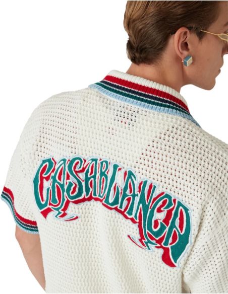 CROCHET SPORTY SHIRT WHITE