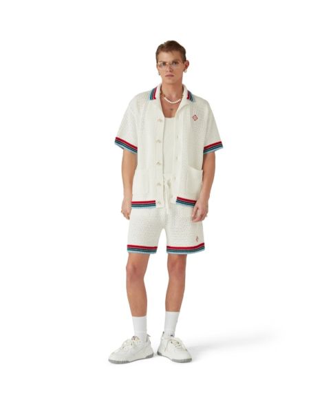 TSHIRT SPORTY CROCHET WHITE
