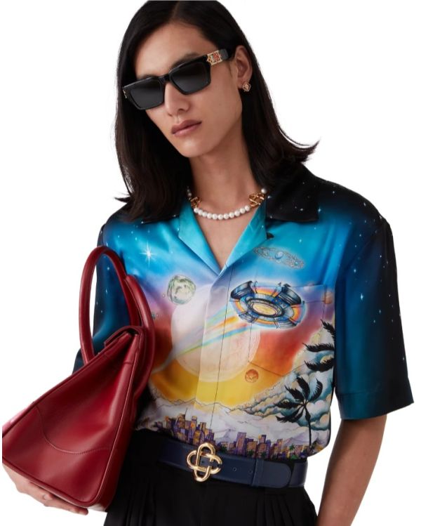 LA PREMONITION SILK SHIRT