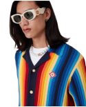 VESTE GRADIENT STRIPE TOWELLING MULTICOLOUR