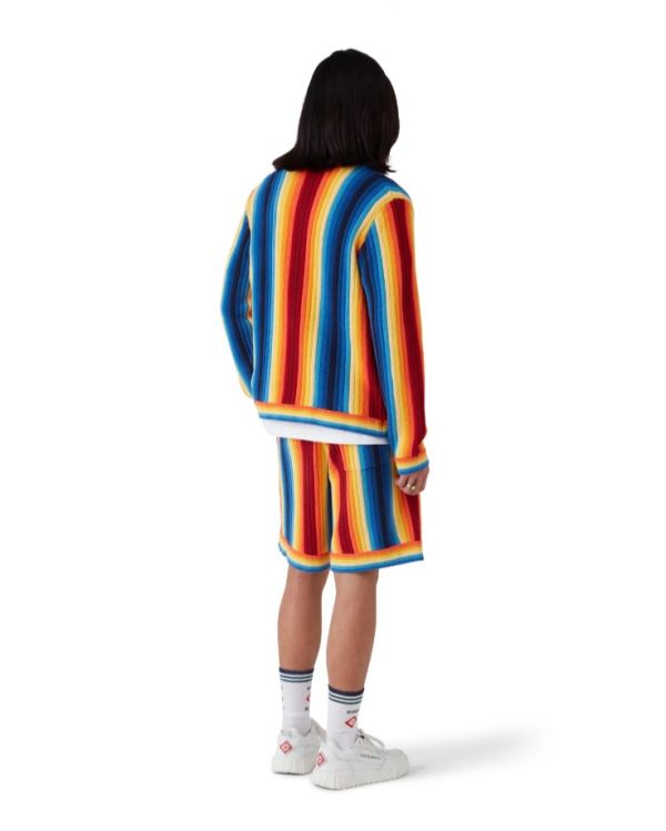 VESTE GRADIENT STRIPE TOWELLING MULTICOLOUR 2