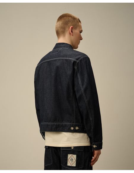 VESTE COURTE DENIM BLUE