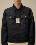 VESTE COURTE DENIM BLUE
