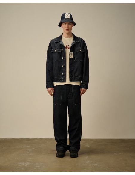 VESTE COURTE DENIM BLUE