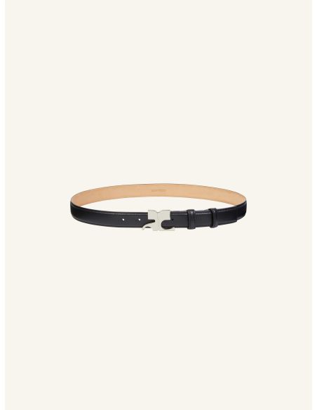 CEINTURE AC EN CUIR NOIR