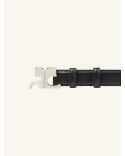 BELT AC LEATHER BLACK