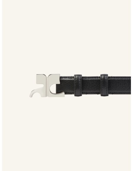 CEINTURE AC EN CUIR NOIR