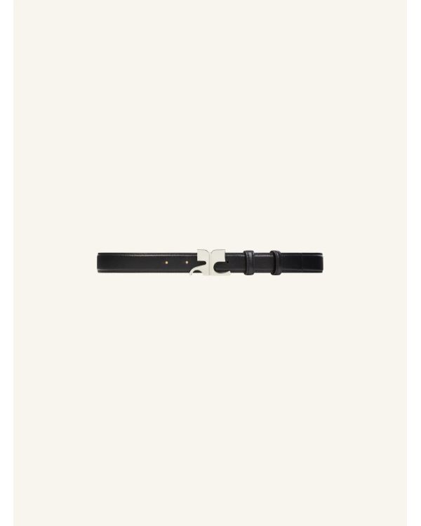 BELT AC LEATHER BLACK