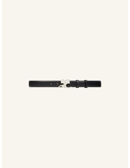 BELT AC LEATHER BLACK