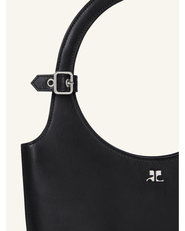 HOLY BAG EN CUIR LISSE NOIR