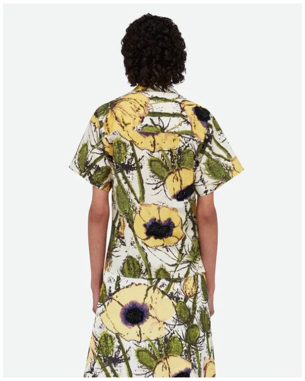 ALTHEA PINTUCK SHIRT POPPY YELLOW 2