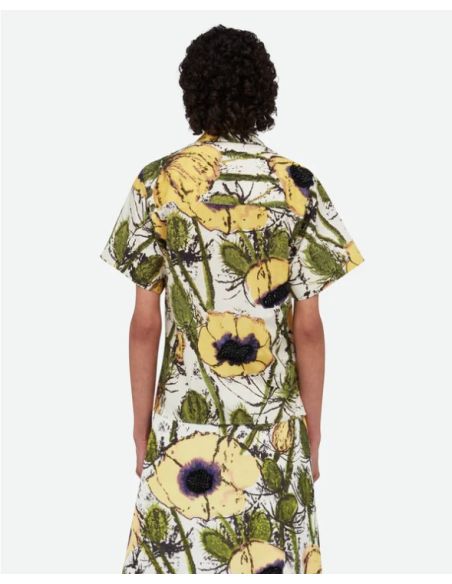 CHEMISE ALTHEA PINTUCK JAUNE COQUELICOT