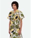 ALTHEA PINTUCK SHIRT POPPY YELLOW