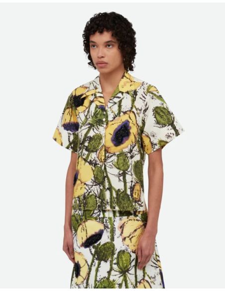 CHEMISE ALTHEA PINTUCK JAUNE COQUELICOT