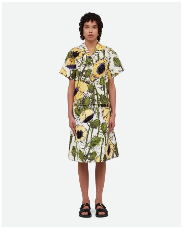 ALTHEA PINTUCK SHIRT POPPY YELLOW