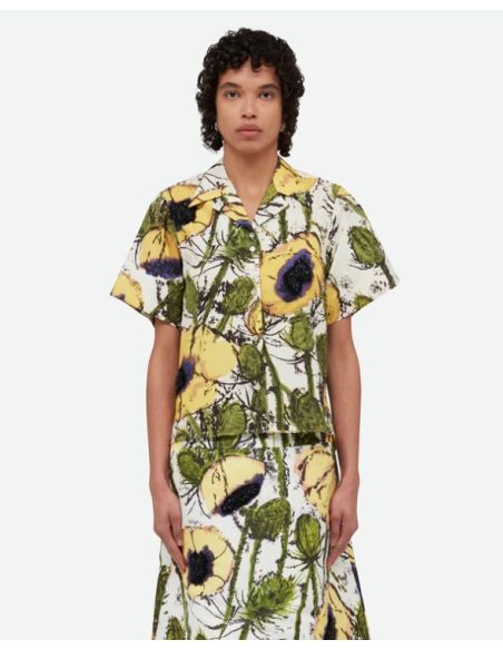 ALTHEA PINTUCK SHIRT POPPY YELLOW