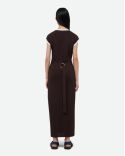 ROBE EN MAILLE RHYME MARRON FONCÉ