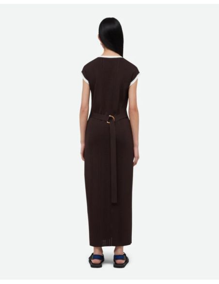 ROBE EN MAILLE RHYME MARRON FONCÉ