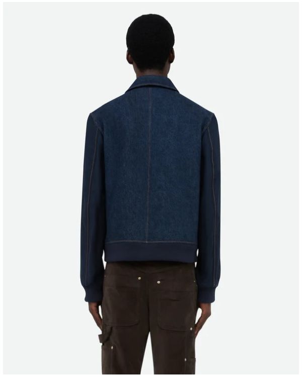 VESTE VARSITY EN JEAN ECHO INDIGO 2