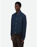 VESTE VARSITY EN JEAN ECHO INDIGO
