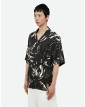HIGHLIFE BOWLING SHIRT BLACK/WHITE