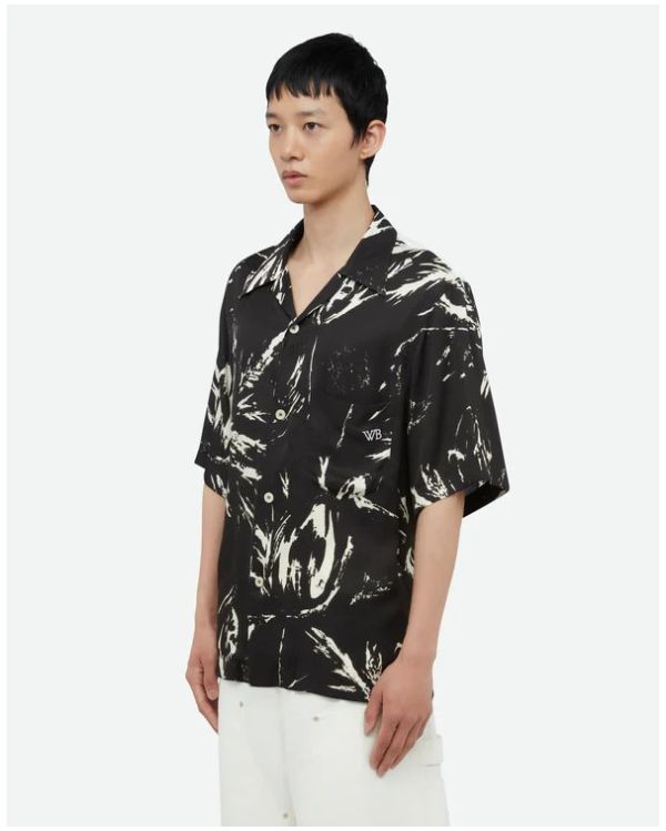 CHEMISE DE BOWLING HIGHLIFE NOIR/BLANC
