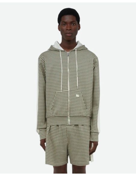 POWER HOODIE GREEN/BROWN