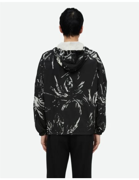 VESTE ANORAK BLOOM BLACK WHITE
