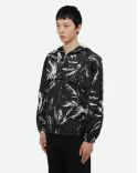 VESTE ANORAK BLOOM BLACK WHITE