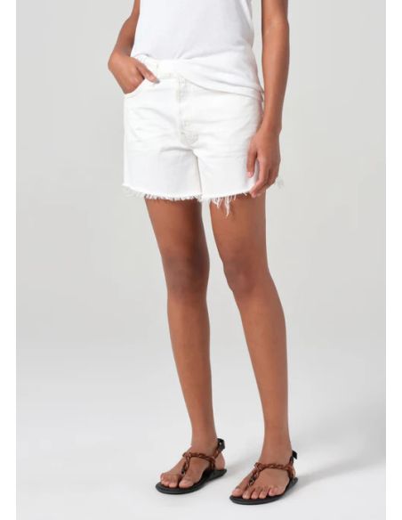 PARKER LONG SHORT PANNA COTTA WHITE