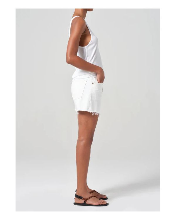 PARKER LONG SHORT PANNA COTTA WHITE