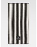 LA SERVIETTE RAYURES PRINT SUNSHADE STRIPES BEIGE BLACK