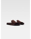 LES SANDALES MOCASSIN DARK BROWN