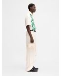LA CHEMISE JEAN PRINT PALMTREES WHITE GREEN