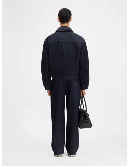 THE NIMES CANVAS DARK NAVY JACKET