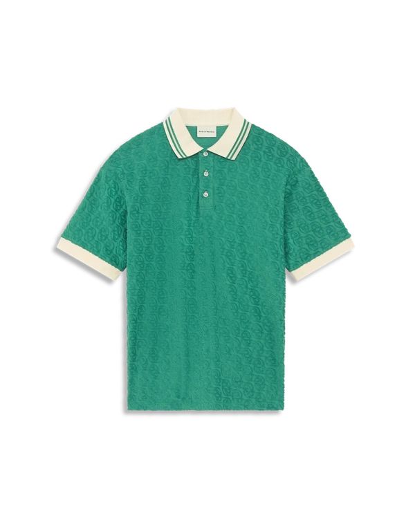 LE POLO MONOGRAMME EMERAUDE