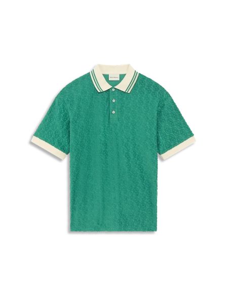 LE POLO MONOGRAMME EMERAUDE