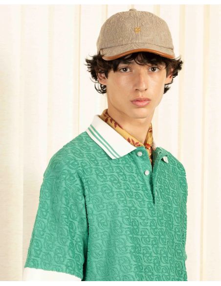 LE POLO MONOGRAMME EMERAUDE