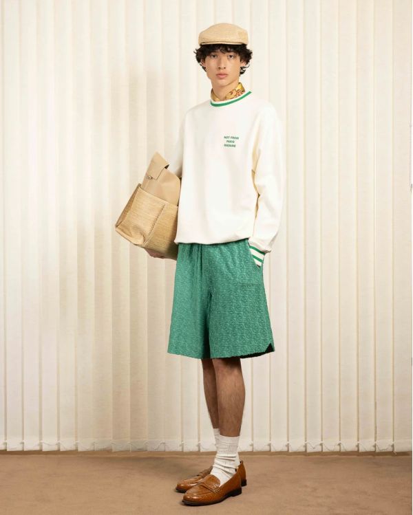 LE SHORT MONOGRAMME EMERAUDE