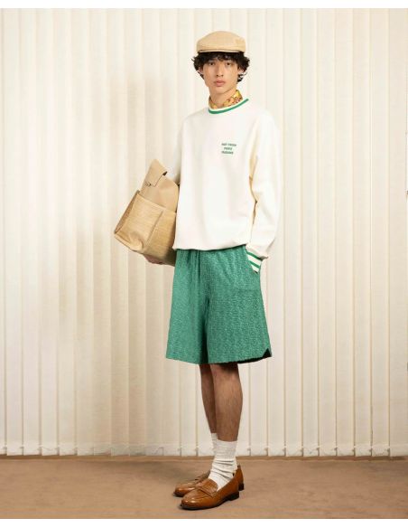 LE SHORT MONOGRAMME EMERAUDE