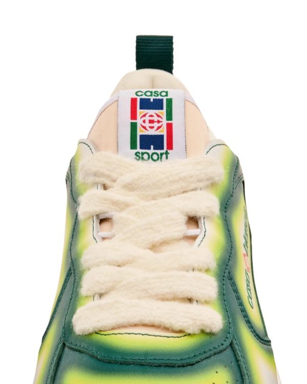 MENS COURT SNEAKER GREEN FADE