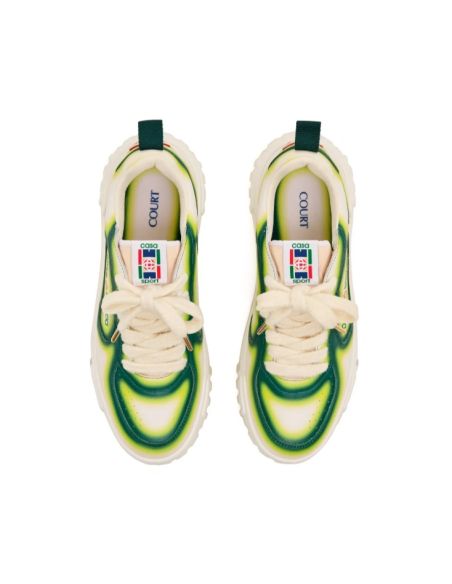 MENS COURT SNEAKER GREEN FADE
