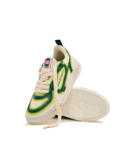 MENS COURT SNEAKER GREEN FADE