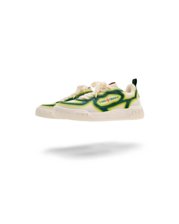 SNEAKERS MENS COURT GREEN FADE 2