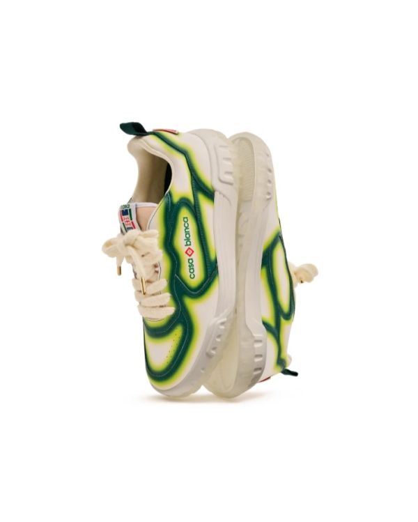 MENS COURT SNEAKER GREEN FADE