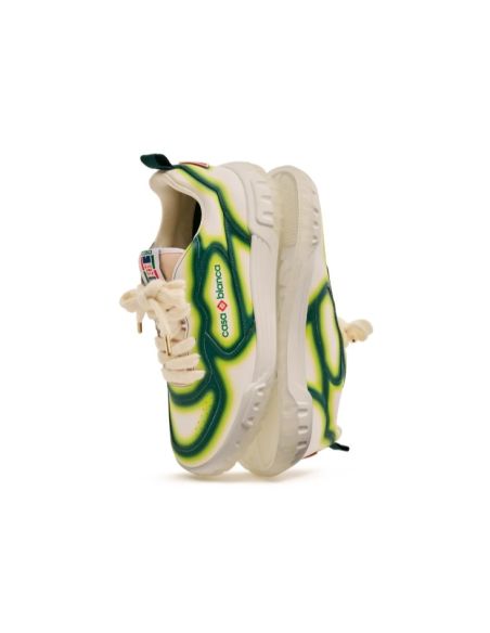 SNEAKERS MENS COURT GREEN FADE